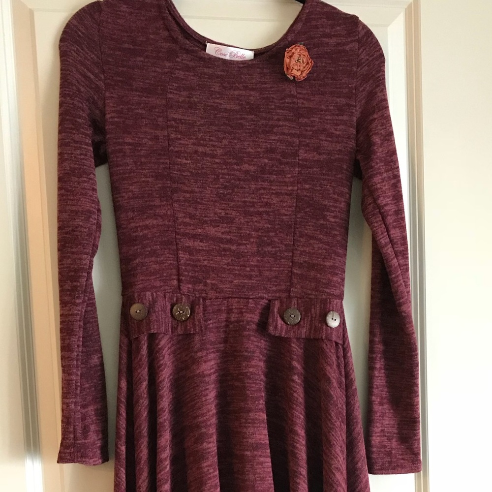 Long sleeve midi dress